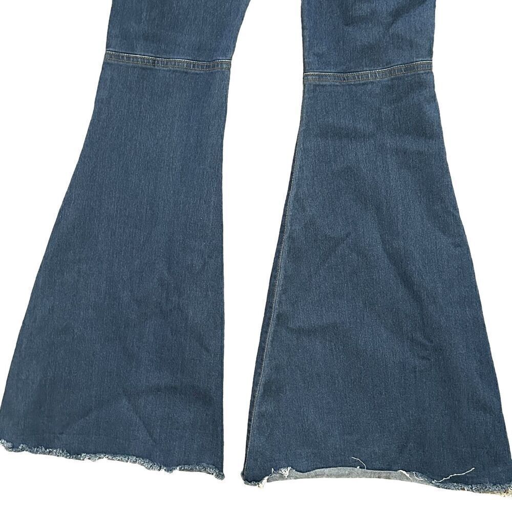 Dior Carter Women's Bell 15" Bottom Flare Distressed Jeans, Size 25 #J4-1581 - Picture 7 of 12